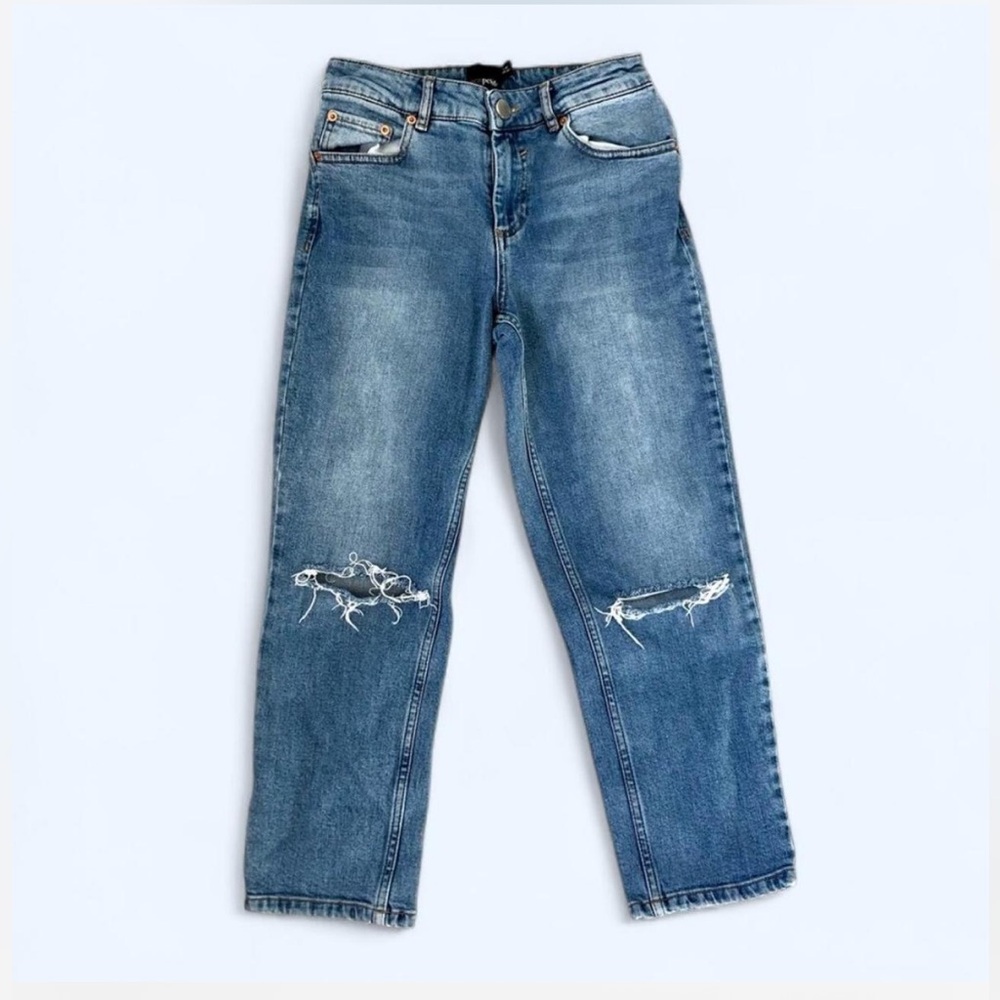 ASOS petite cropped straight leg jeans